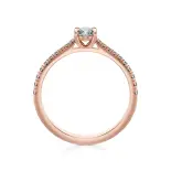 Pierścionek z różowego złota z diamentami AJPZ_104